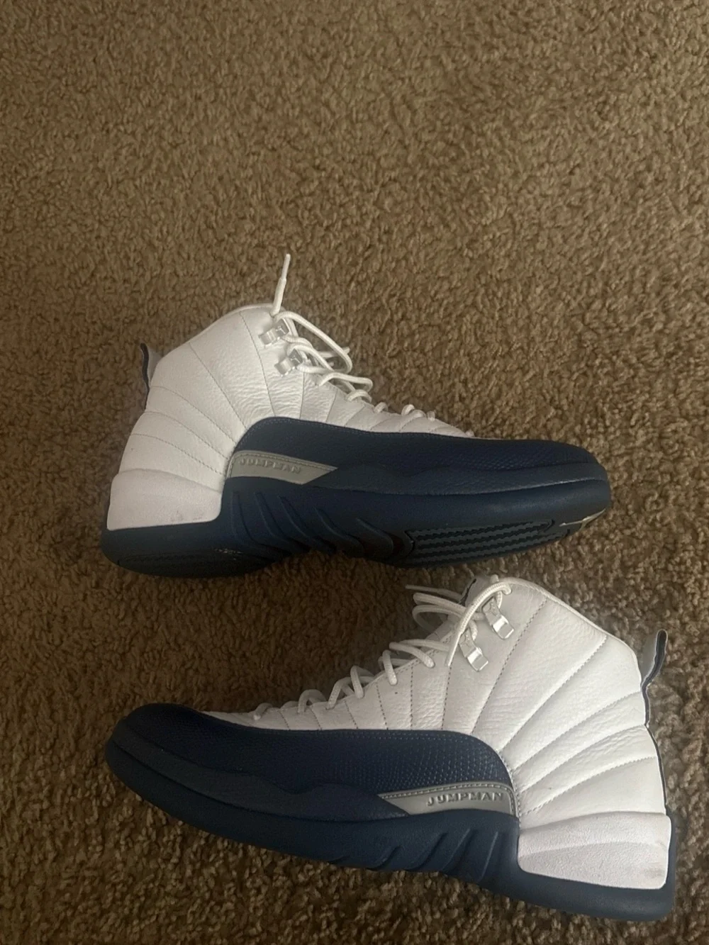 Jordan Men’s High-Top Sneakers - White & Navy